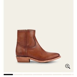 Frye Brown Leather Ankle Boots